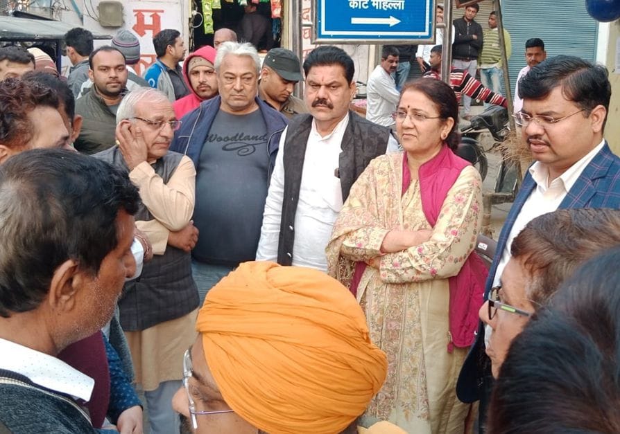 Two accused arrested, MLA met victimized shopkeepers