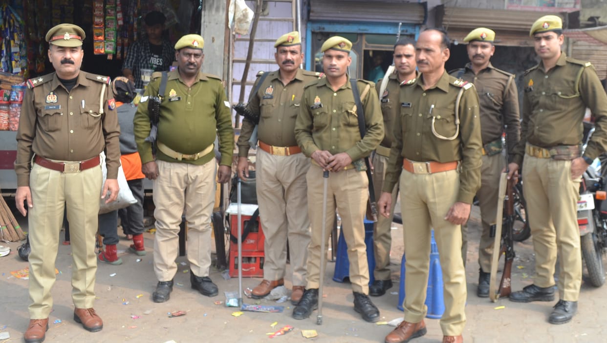 PAC and police deployed in Madhugarhi after the fight