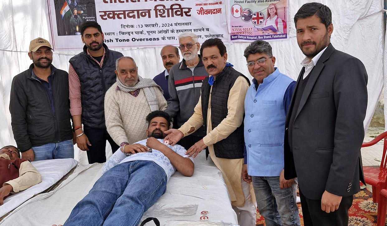 31 people donated blood