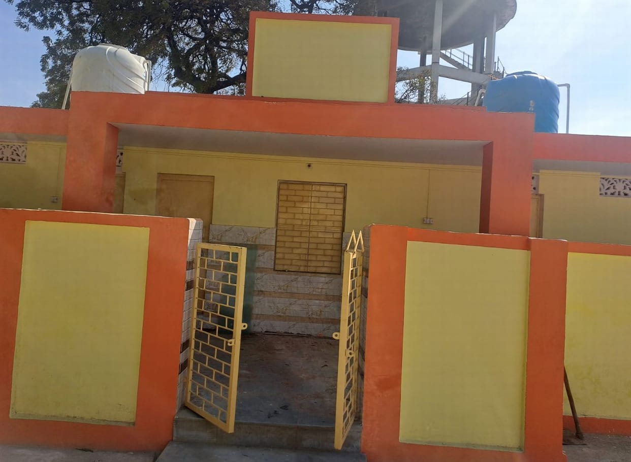 Public toilet of district hospital started after five years