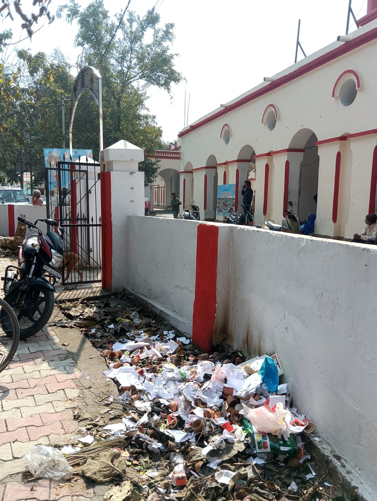 Sanitation garden ashamed of dirt