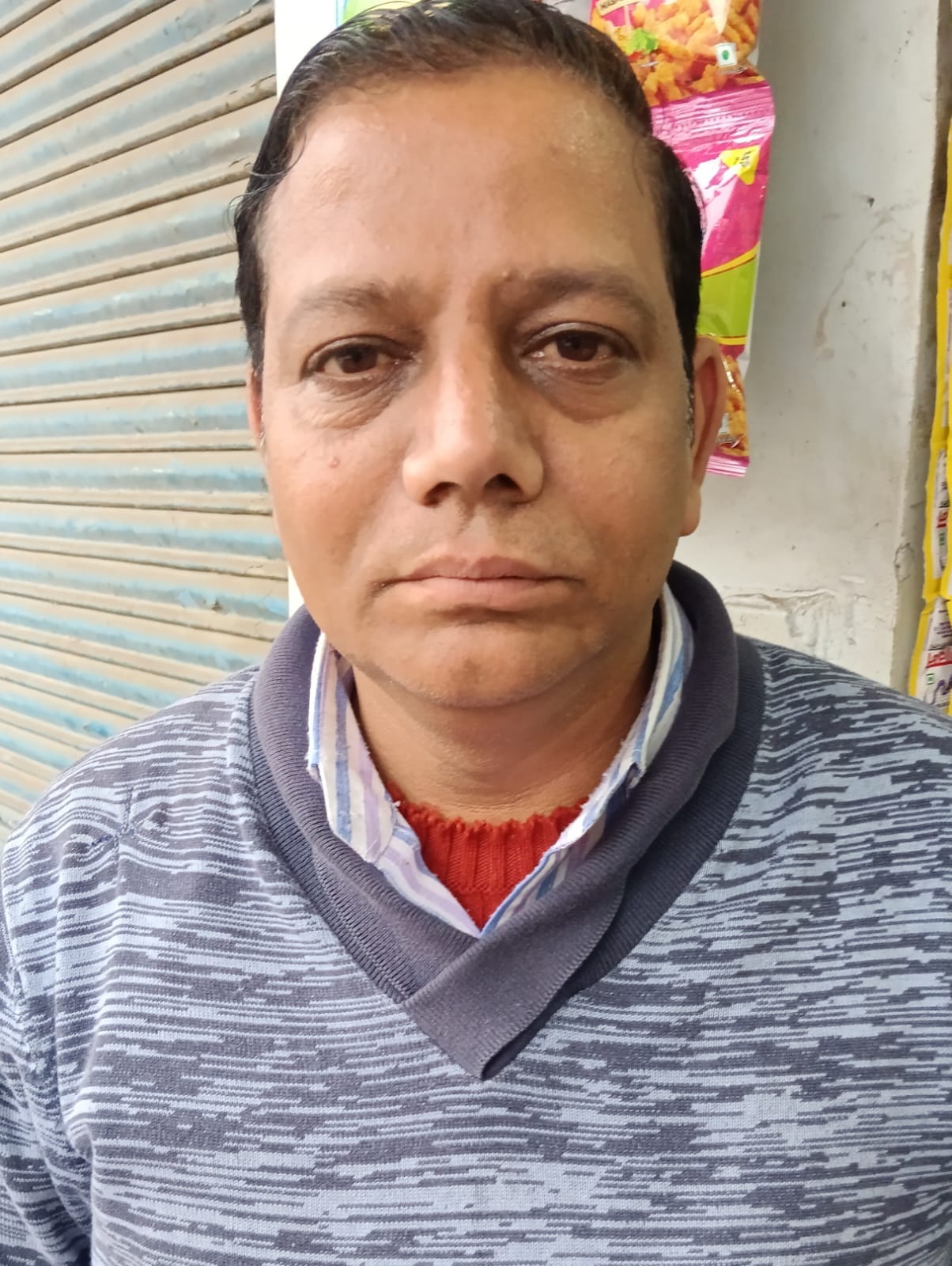 Shops decorated on footpath, encroachment on road