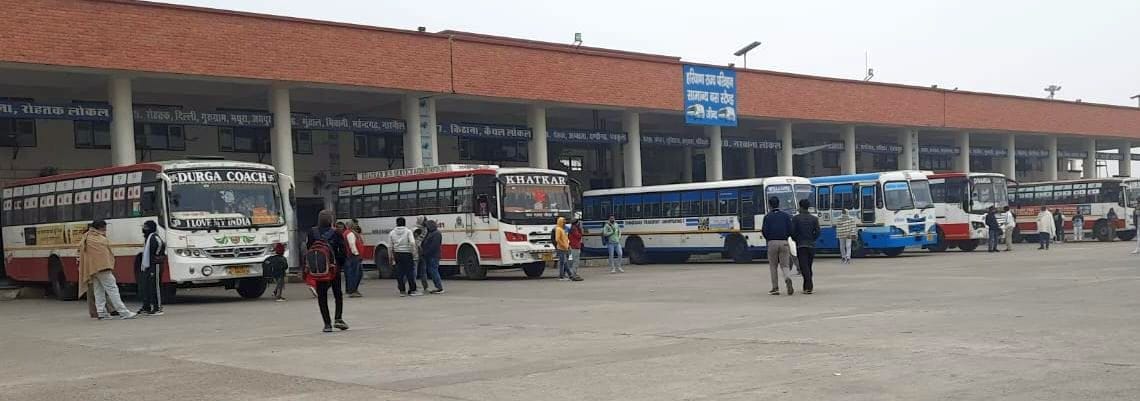 Bus closed on Delhi, Hisar and Chandigarh routes
