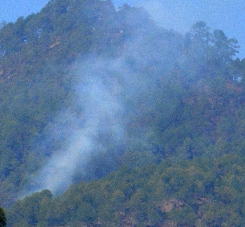 Fire at Kukudamai Forest