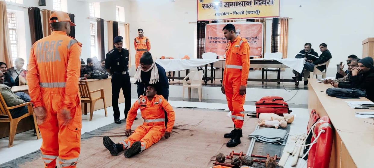 NDRF provided training on disaster prevention