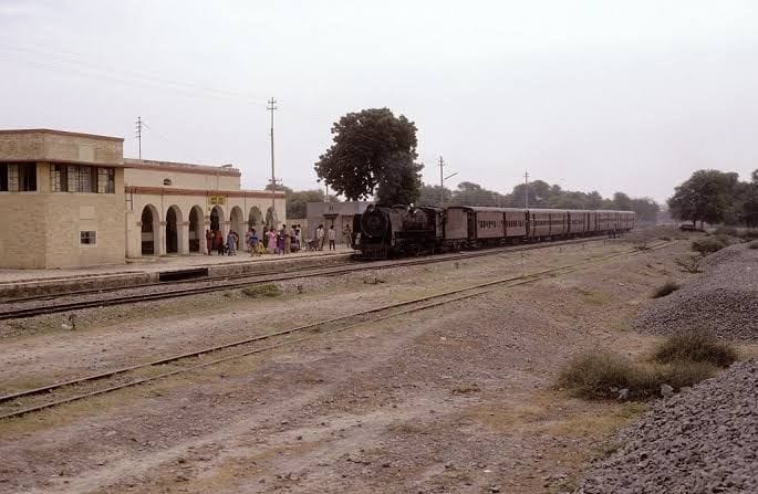 The railway line was built in 1883 during the British rule to connect cities like Ahmedabad and Mumbai.
