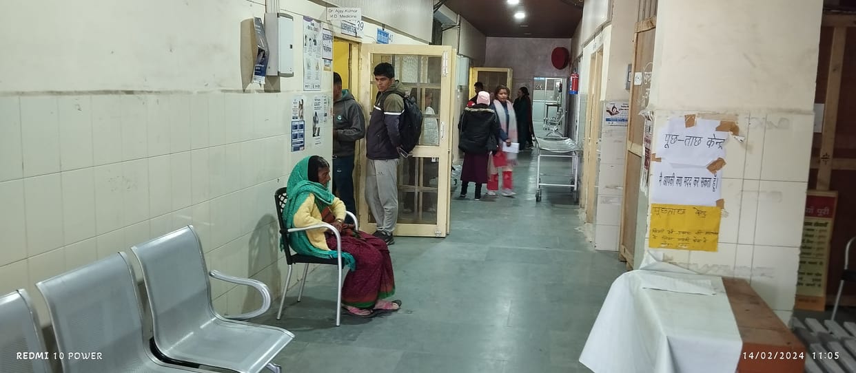Nose, ear and throat patients will not get treatment in the hospital for two days.