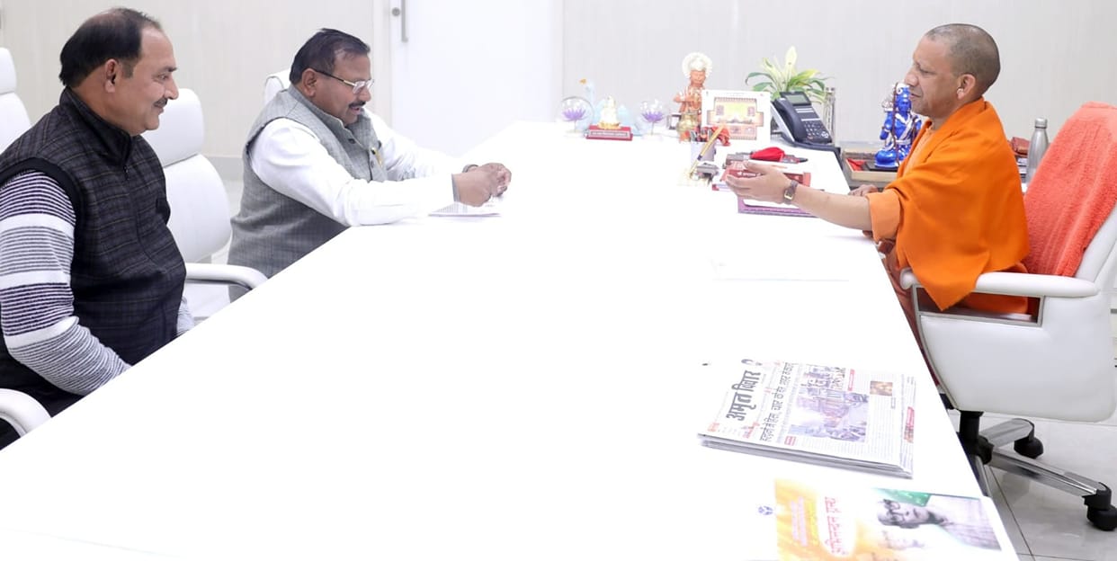 MLA and Principal met CM to include the college in the grant list.