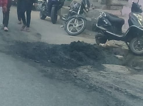 After cleaning the sewerage in Dev Colony