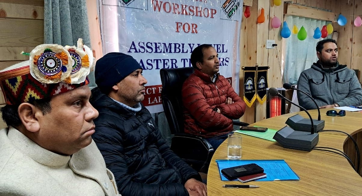 Training given to master trainer for elections