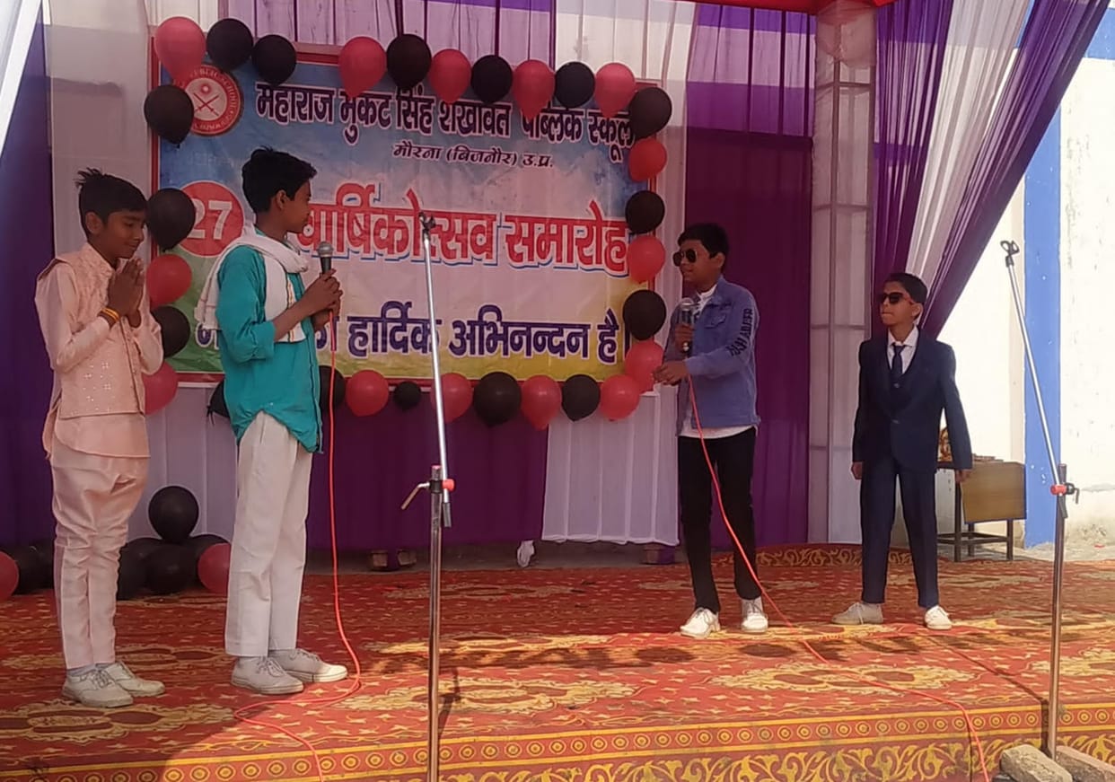 Students presented cultural programs