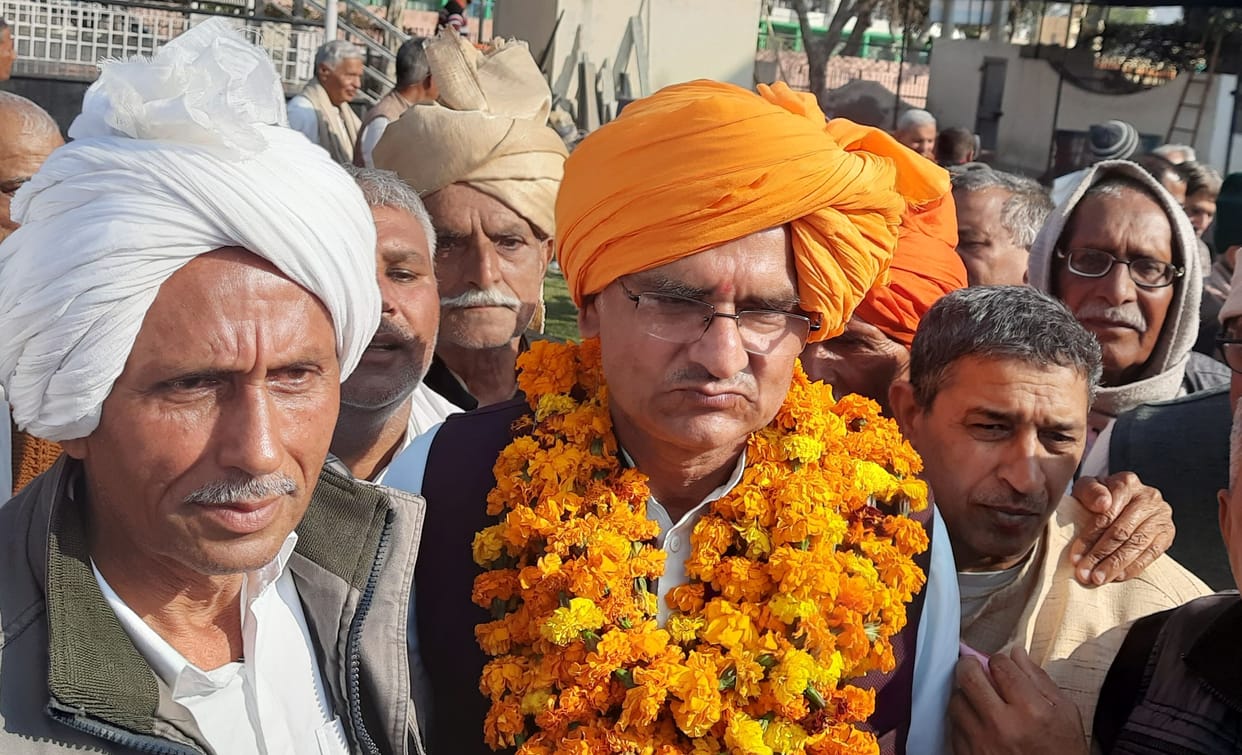 The dispute over the head of Jat charitable assembly ended, Harpal Dhull became the head.