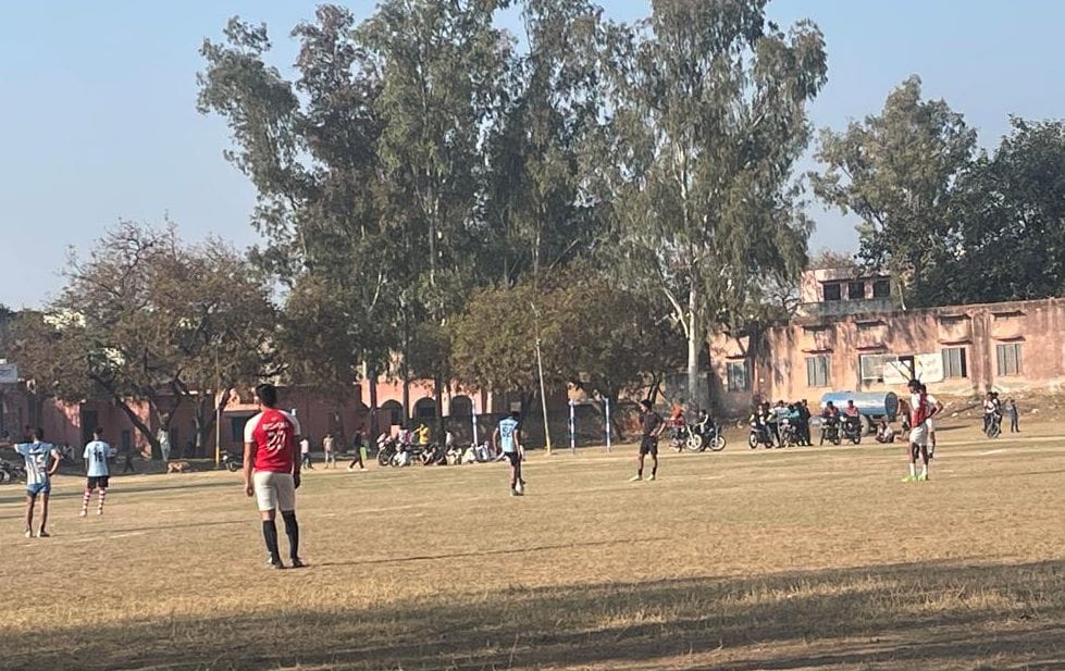 Football competition started, five matches took place on the first day