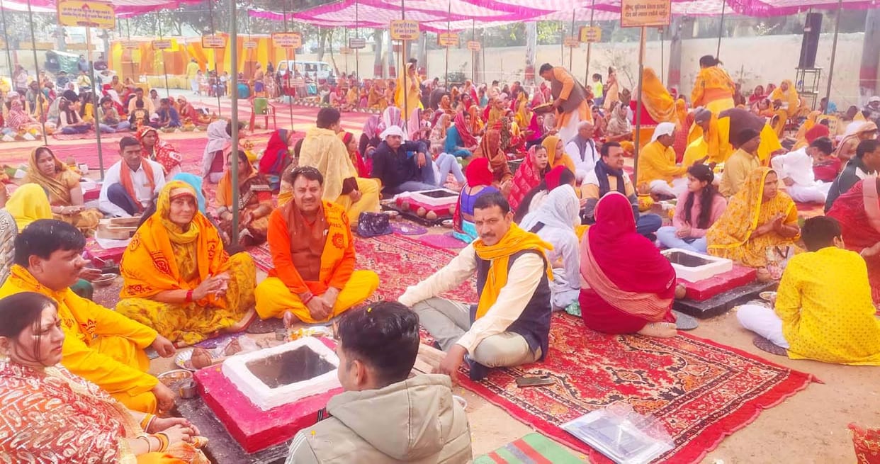 Gayatri Mahayagya completed