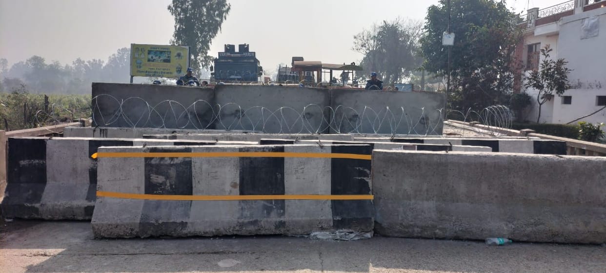 Tight security on Punjab border, strong arrangements to stop farmers