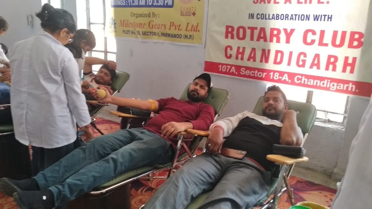 138 people donated blood