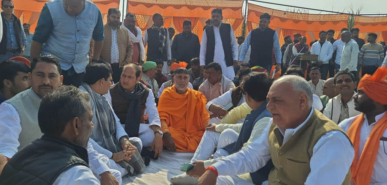 Unveiling of the statue of Thakur Dheer Singh in Roni Harjipur