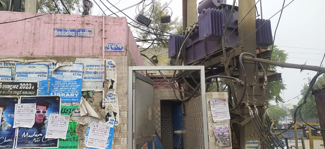 There is no water tank at some places and no water at the toilets.