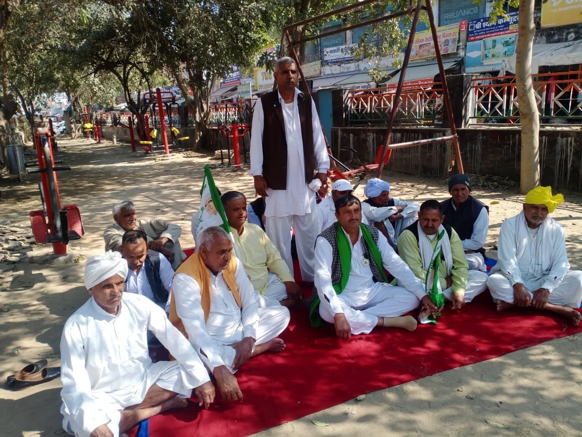 Farmers demonstrated