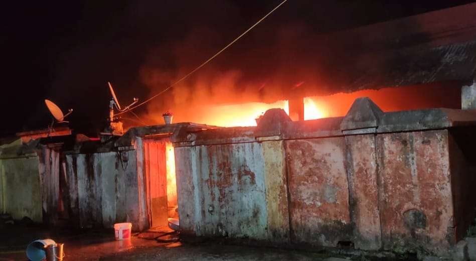 Goods worth lakhs burnt in house fire