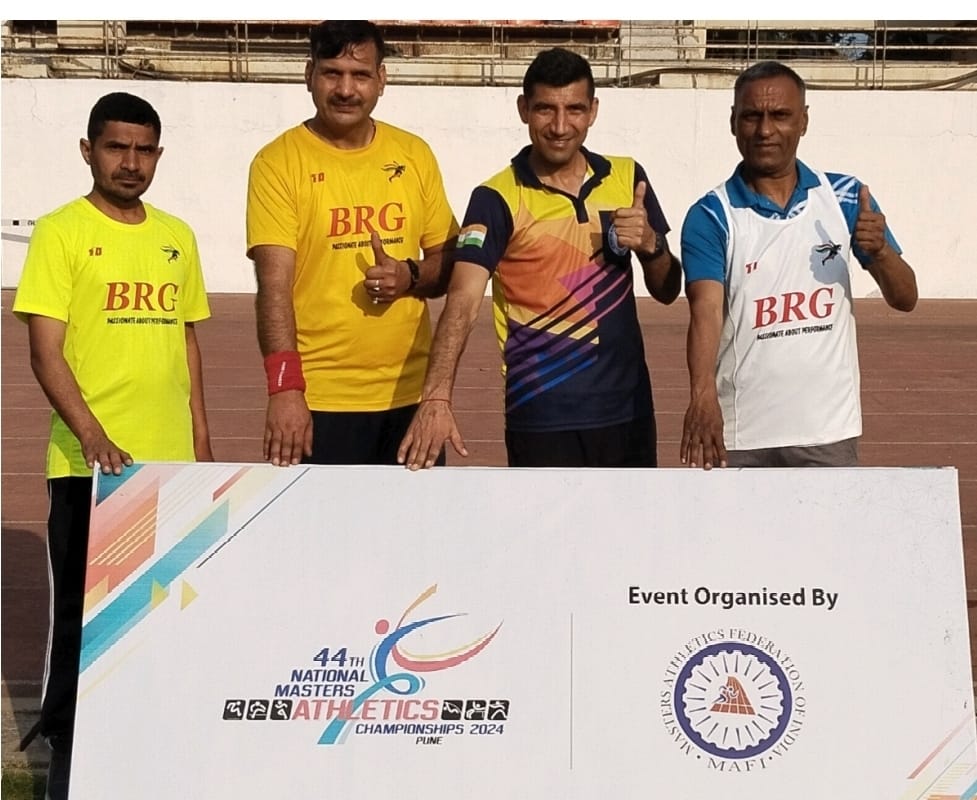 BRG runners won three gold, two bronze in Pune