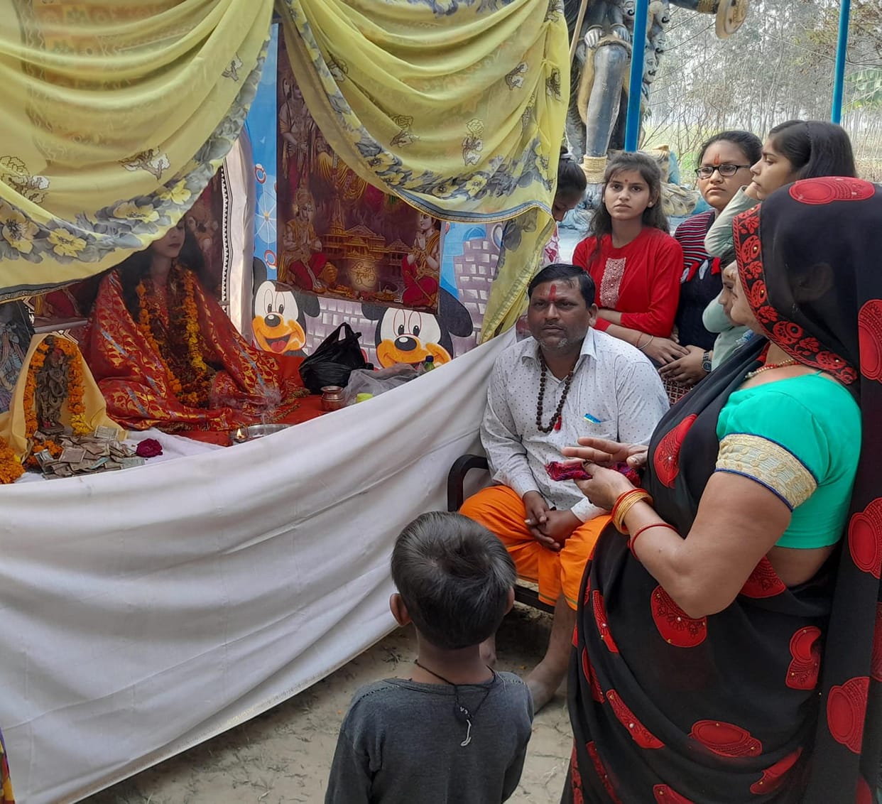 Statue found in excavation near Dargah, force deployed in fear of tension
