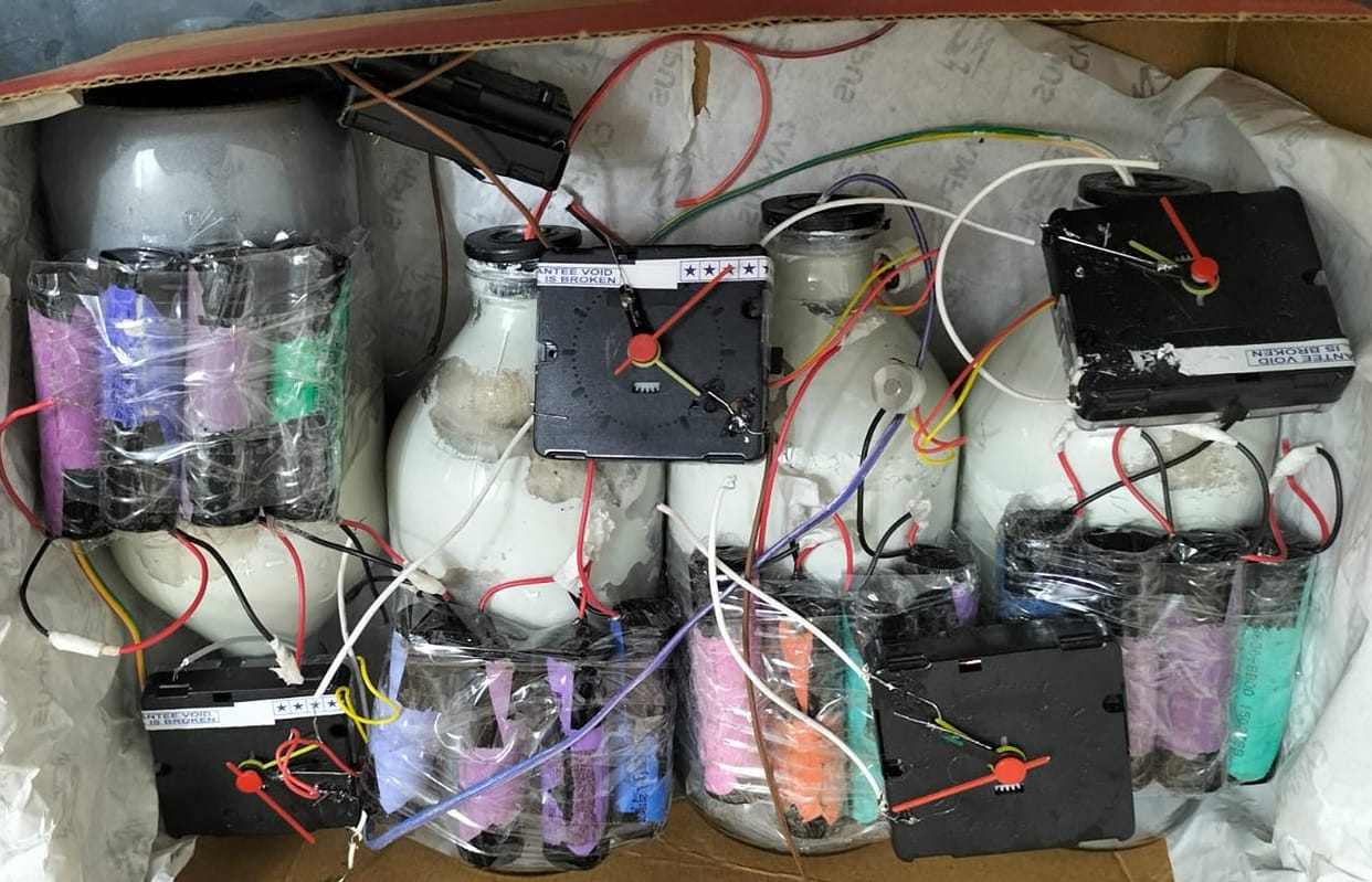 Close to make bombs with firefighter uncle