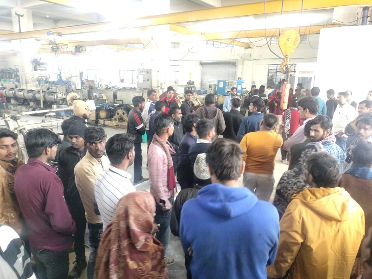 Worker dies after being hit by machine while working in factory