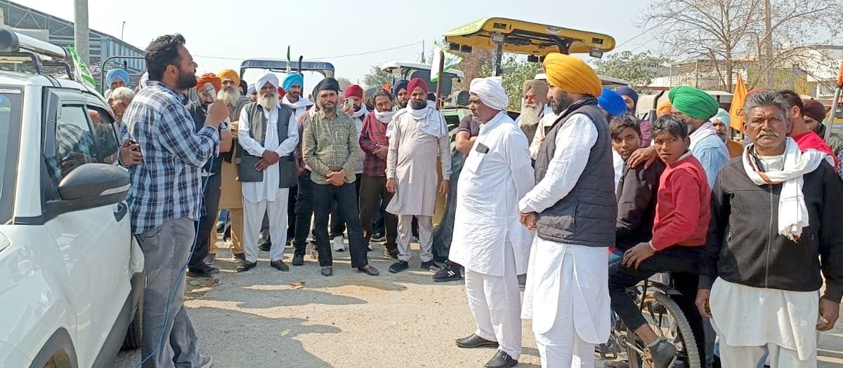 Farmers took out tractor march and said - fight is not only of Punjab, but of the farmers of the country.