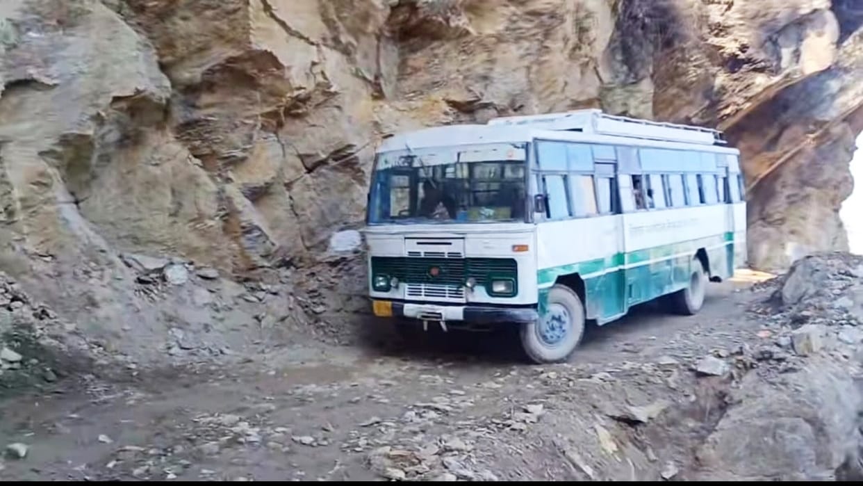 HRTC bus runs on Banjar-Grahon route after six months
