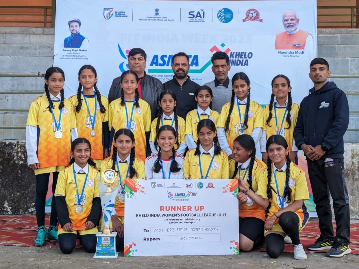 Mother Pride Public School Maloti runner up in Khelo India Women's League