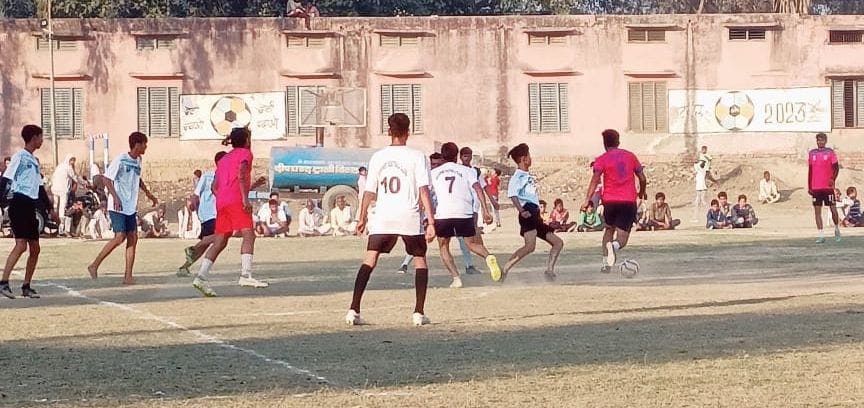 Jhajjar team dominated on the third day of open football competition