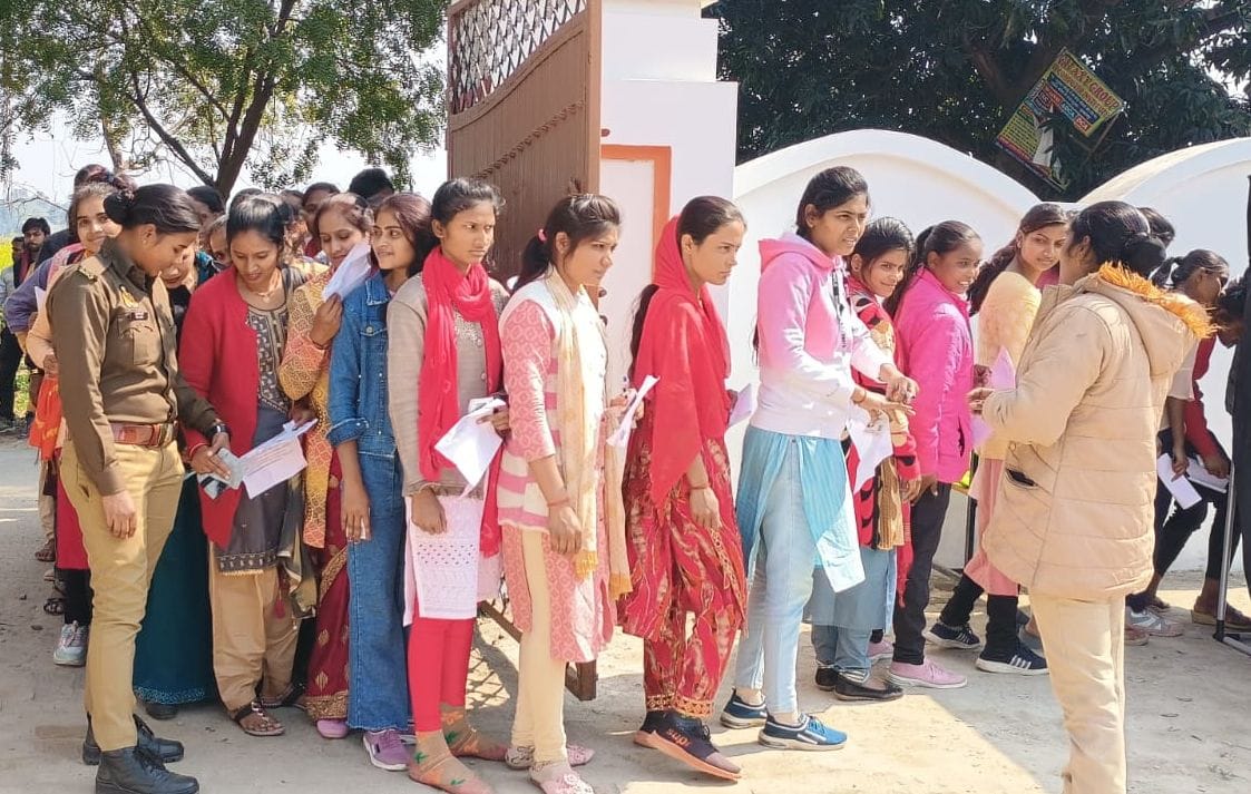 64,457 candidates appeared in the police recruitment exam