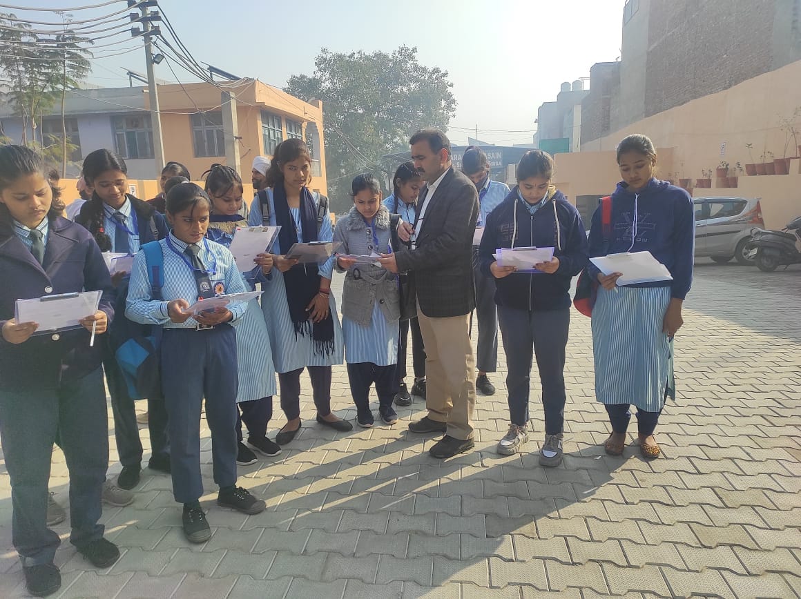 CBSE students appeared for examination at 19 centers in Sirsa district