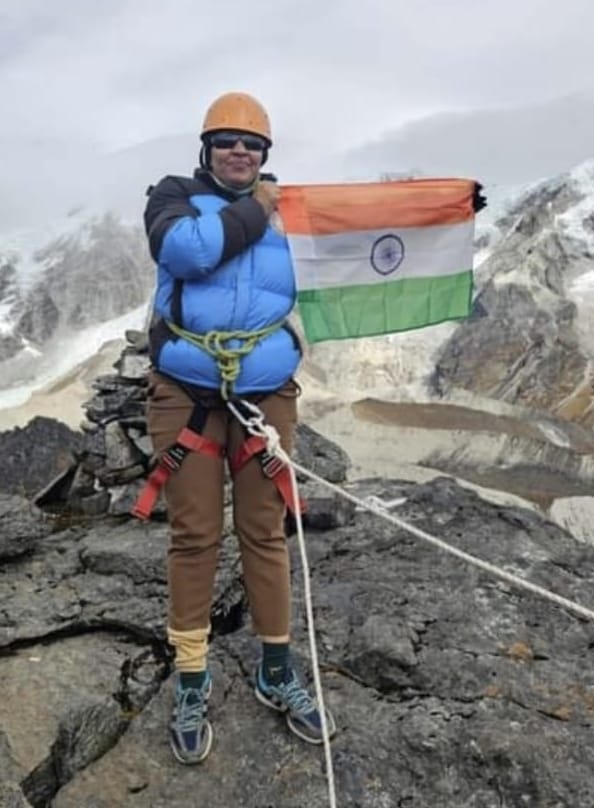 Made a world record by climbing Renok Peak