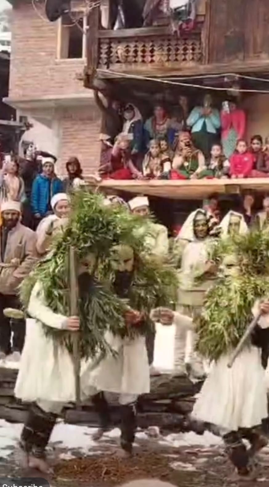Danced wearing a mask in Malana
