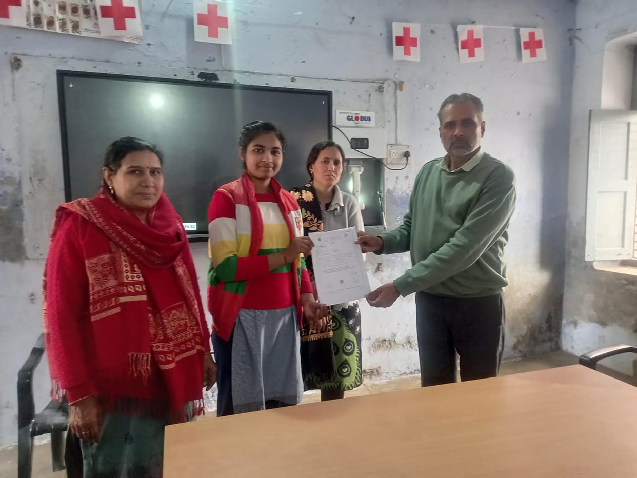 First Aid and Nursing students took training