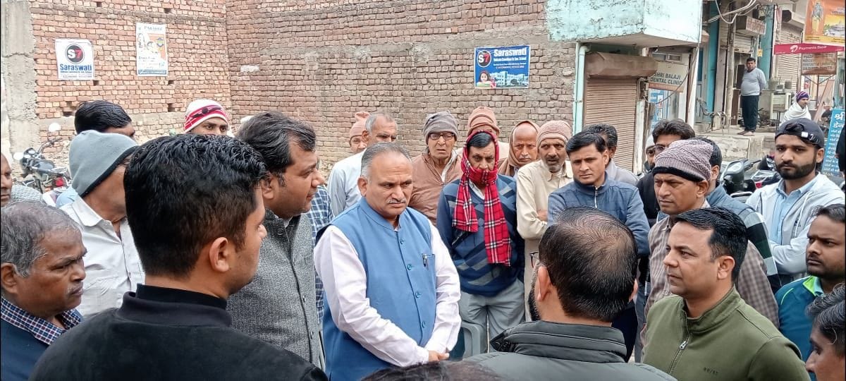 Construction has stopped on Devdu Road for two months, people are getting worried