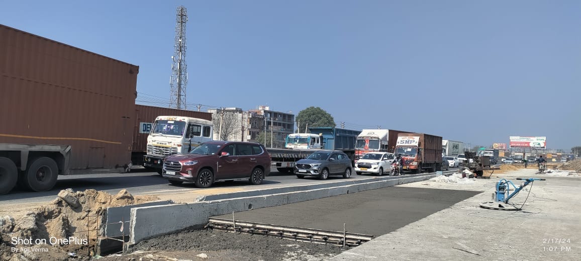 Service lane will be raised to get rid of waterlogging