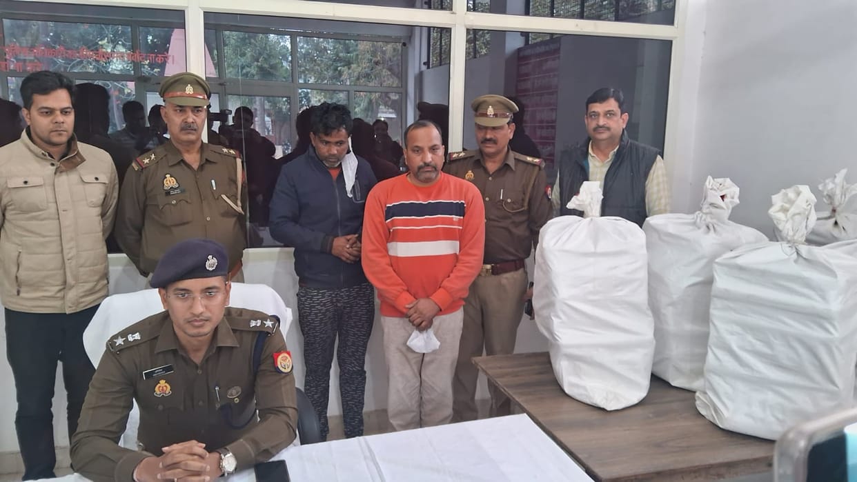 181.53 kg ganja recovered, two including driver arrested