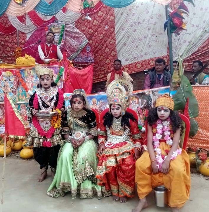 Devotees were mesmerized after hearing the story of Vaman Avatar and King Bali.