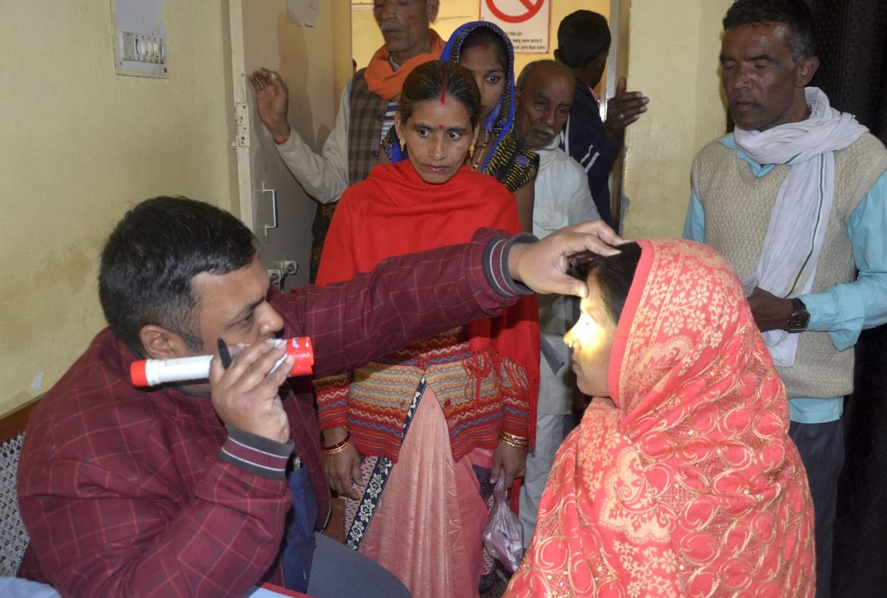 Mobile phone causing eye problems in children