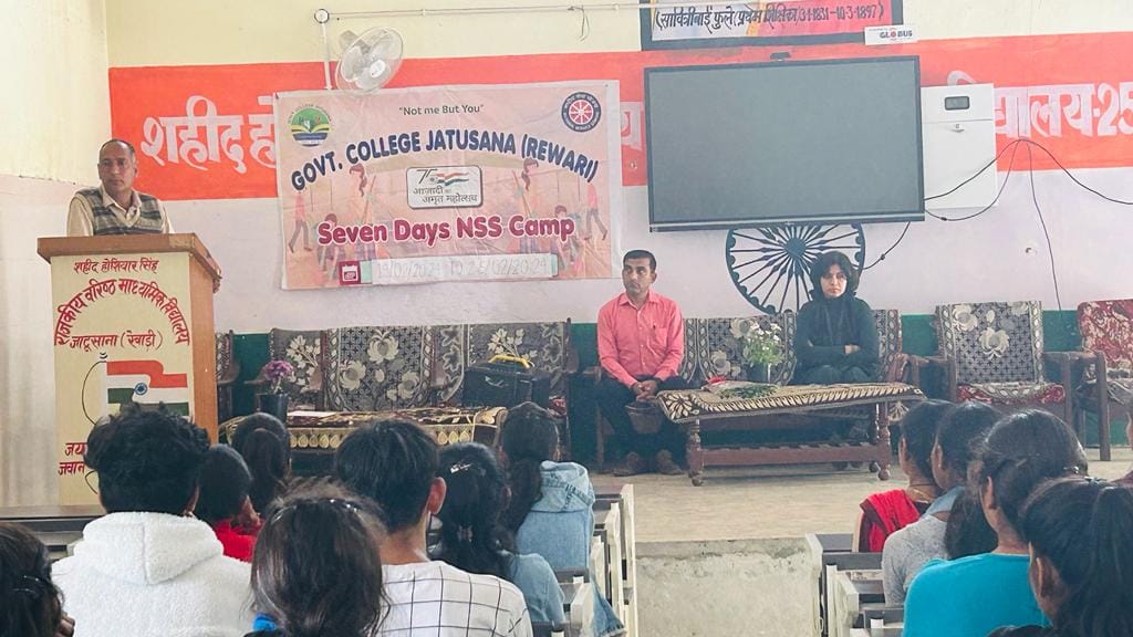 Told students about the importance of personality development