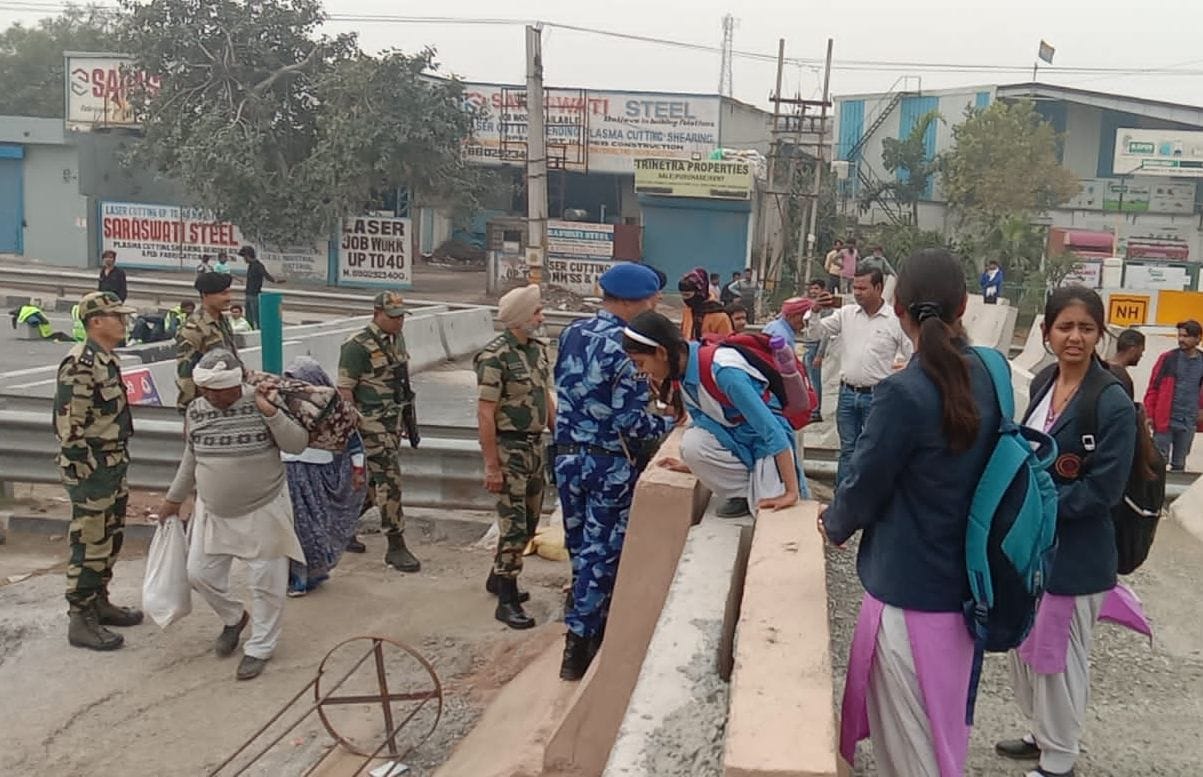 Kisan Andolan-2: Border sealed, daughters giving 'examination' before exams to reach school on time