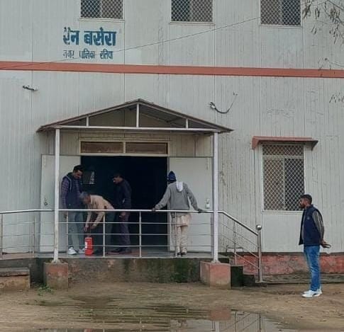 Fire broke out in night shelter due to short circuit, a major accident was avoided