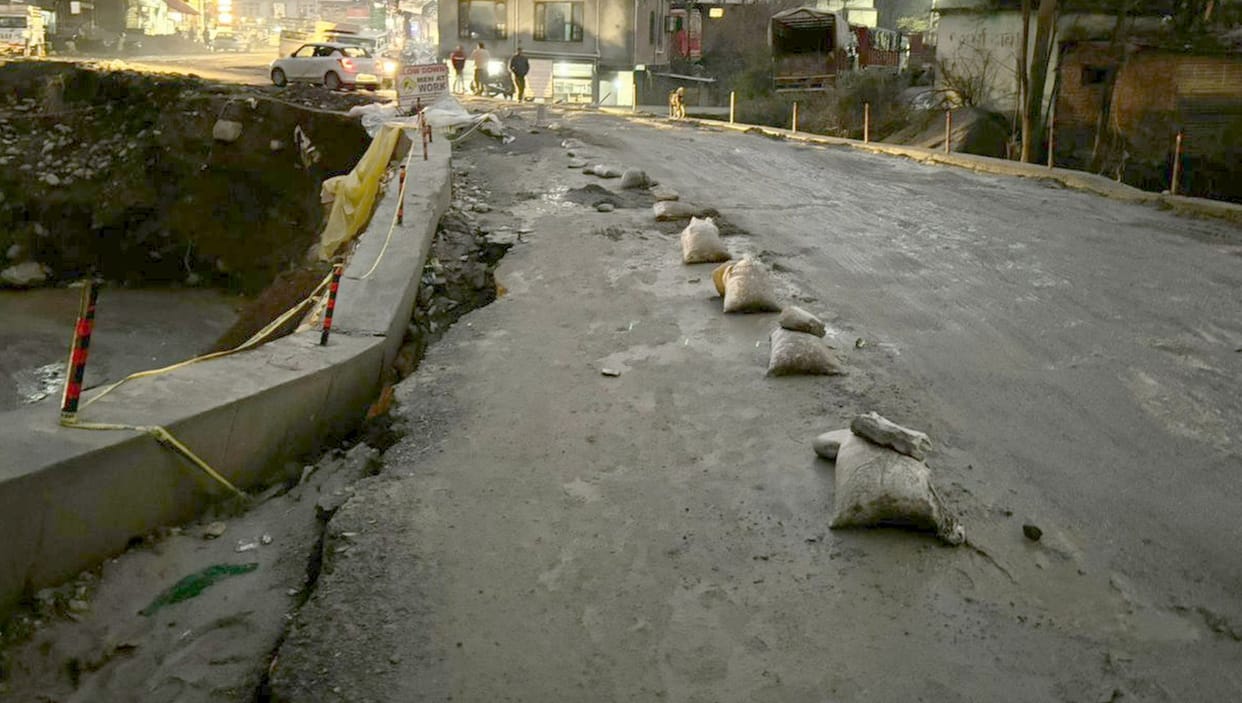 People angry at NH authority for slow progress of bridge work