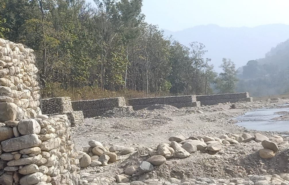 This rainy season, the havoc of Sarada river can be curbed to some extent.