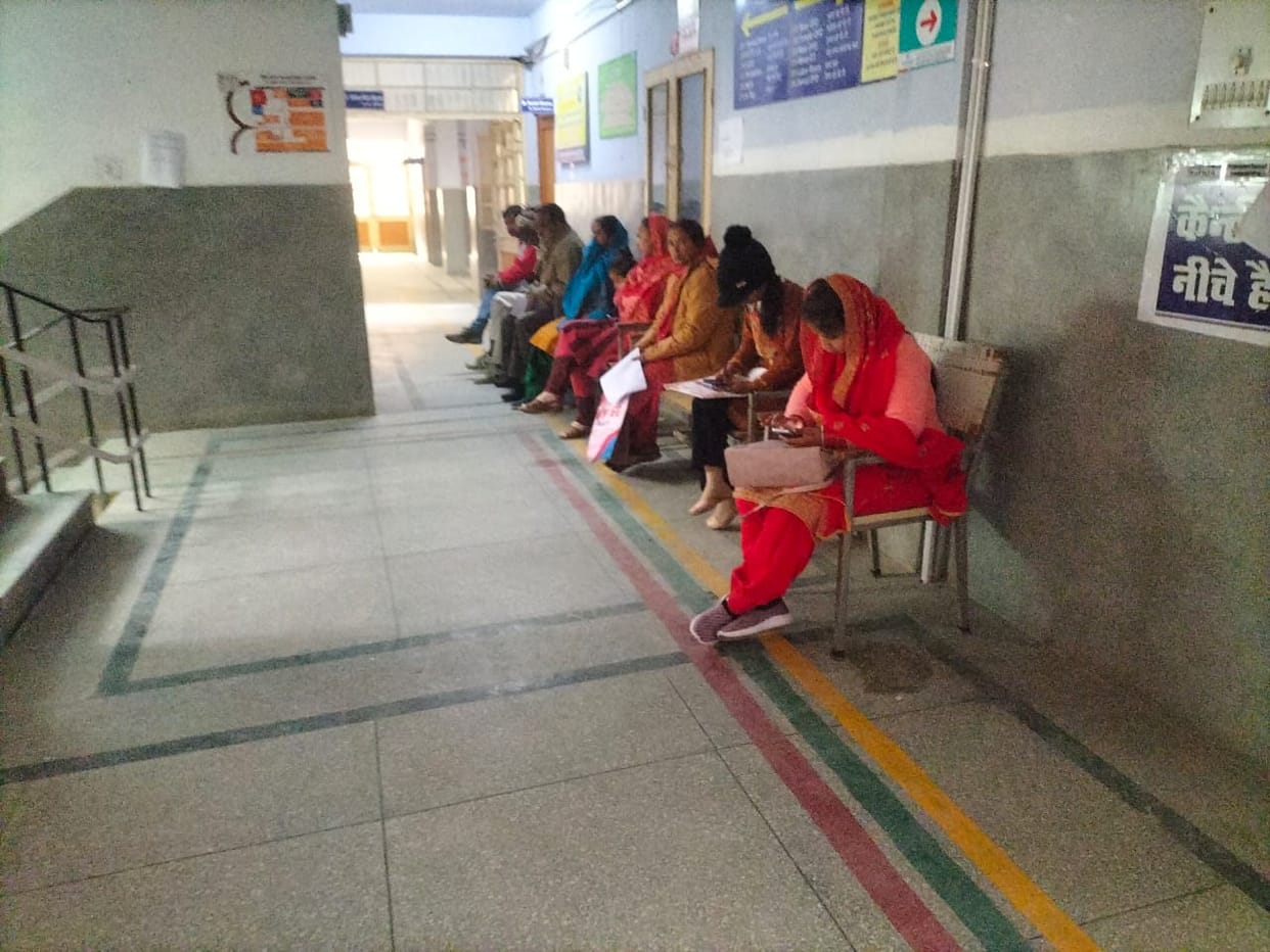 Health services stopped from 9:30 am to 12 noon