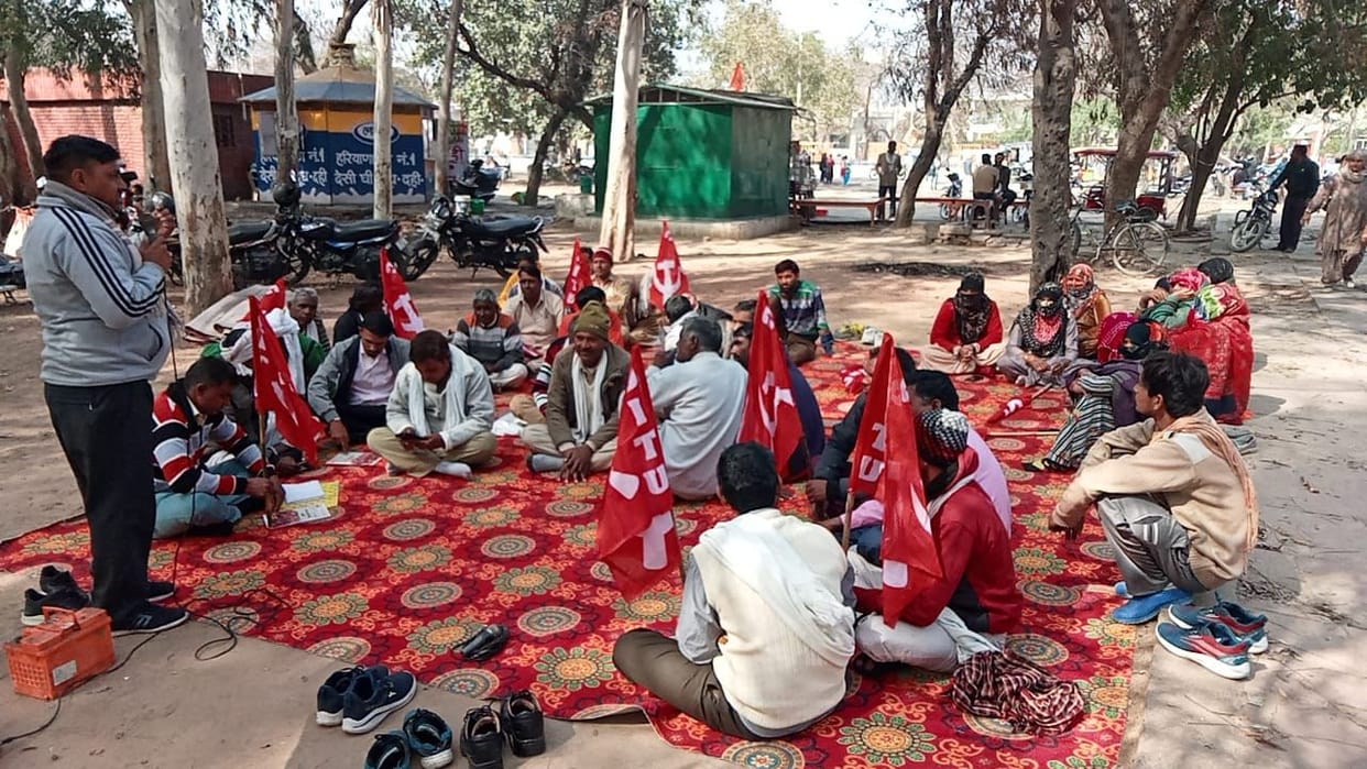 Rural sanitation workers started a two-day strike after their demands were not met.