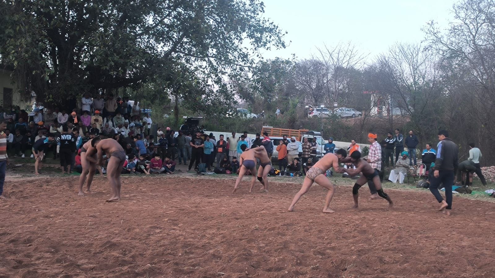 Major Derababa Nanak won the Dhang Uparli Dangal.